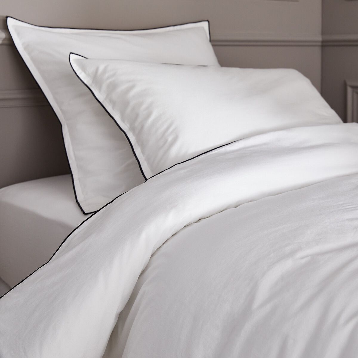 Housse de couette enfant voile de coton bio, gypse Am.Pm