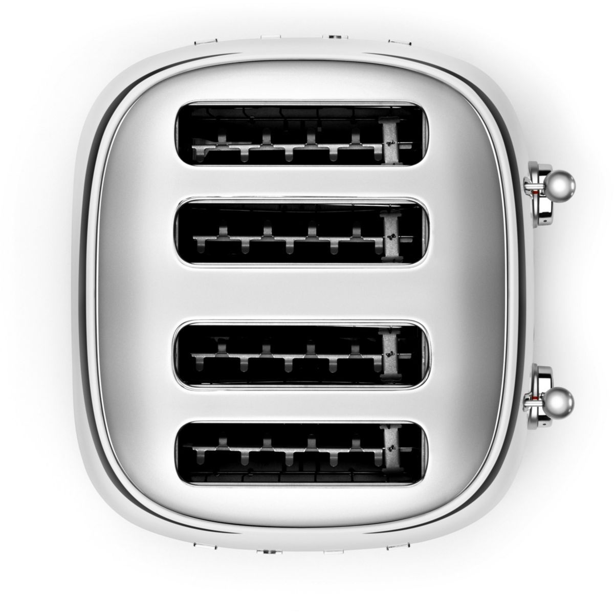 Grille-pain tsf03sseu toaster 4 tranches chrome chrome Smeg