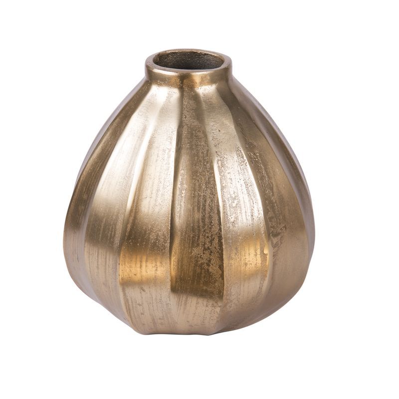 Vase poire juno   21 cm table passion Couleur or Table Passion