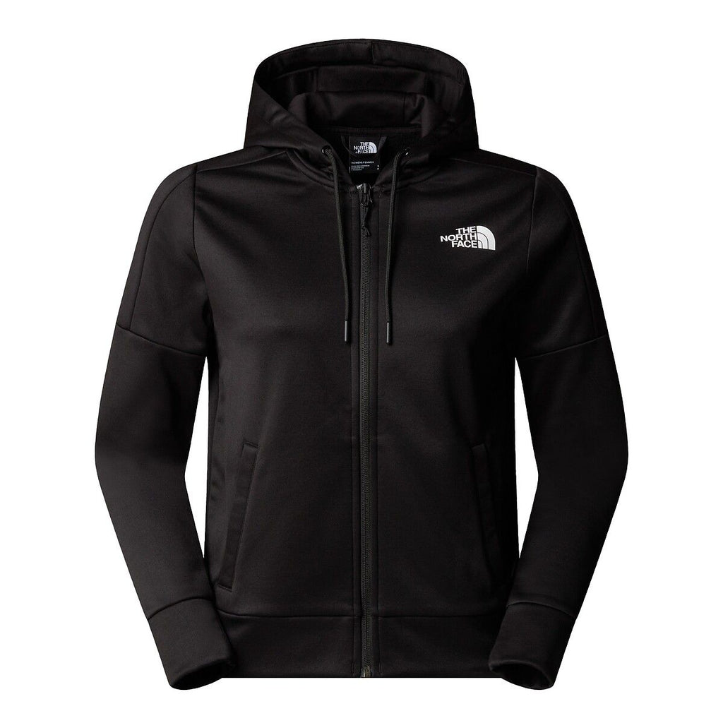 Sweat zippé à capuche noir The North Face