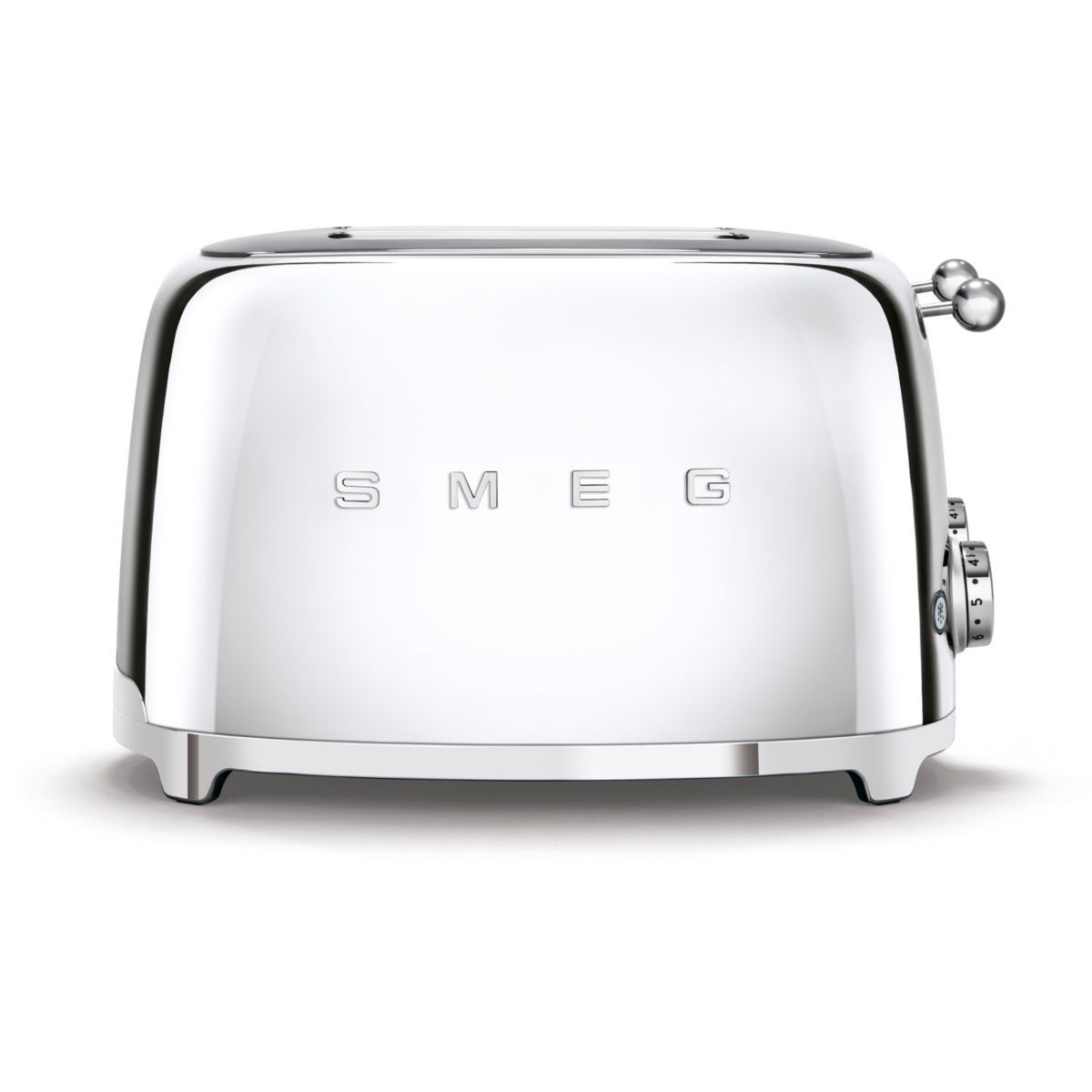 Grille-pain tsf03sseu toaster 4 tranches chrome chrome Smeg