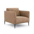 Fauteuil en velours stonewashed, Oscar E. Gallina AM.PM