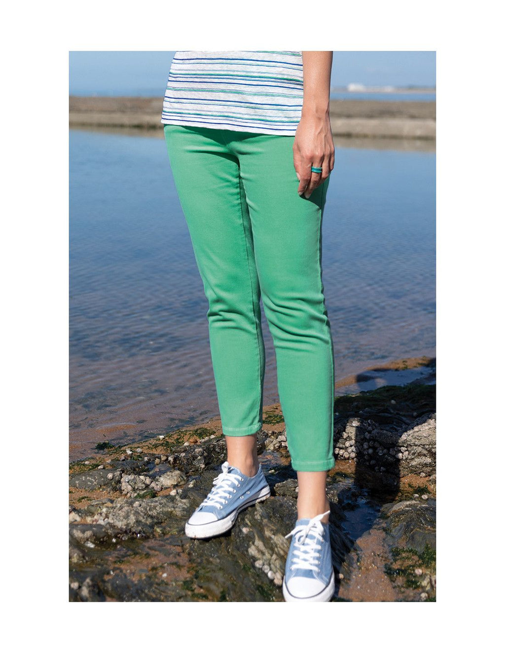 Pantalon jegging 7/8° coton français b. solfin B. Solfin