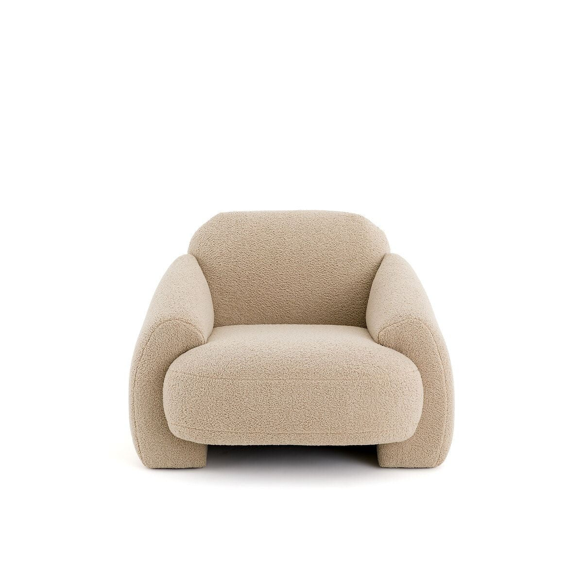 Fauteuil bouclette, machoa Couleur ecru La Redoute Interieurs