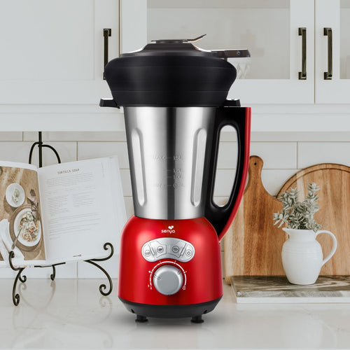 Blender chauffant cook ice et son panier vapeur en silicone Senya