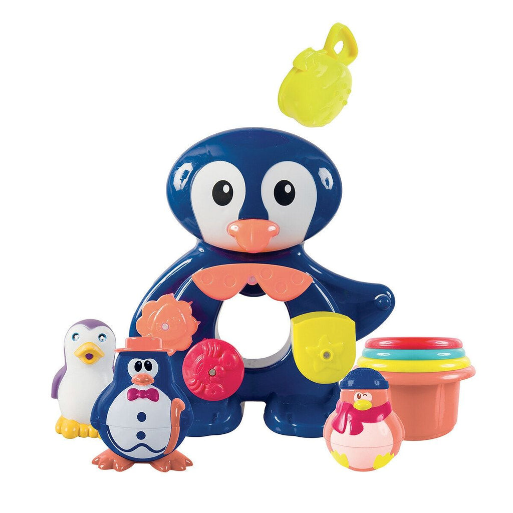 Jouet de bain coffret pingouin multicolore Ludi