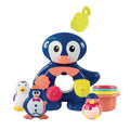 Jouet de bain coffret pingouin multicolore Ludi