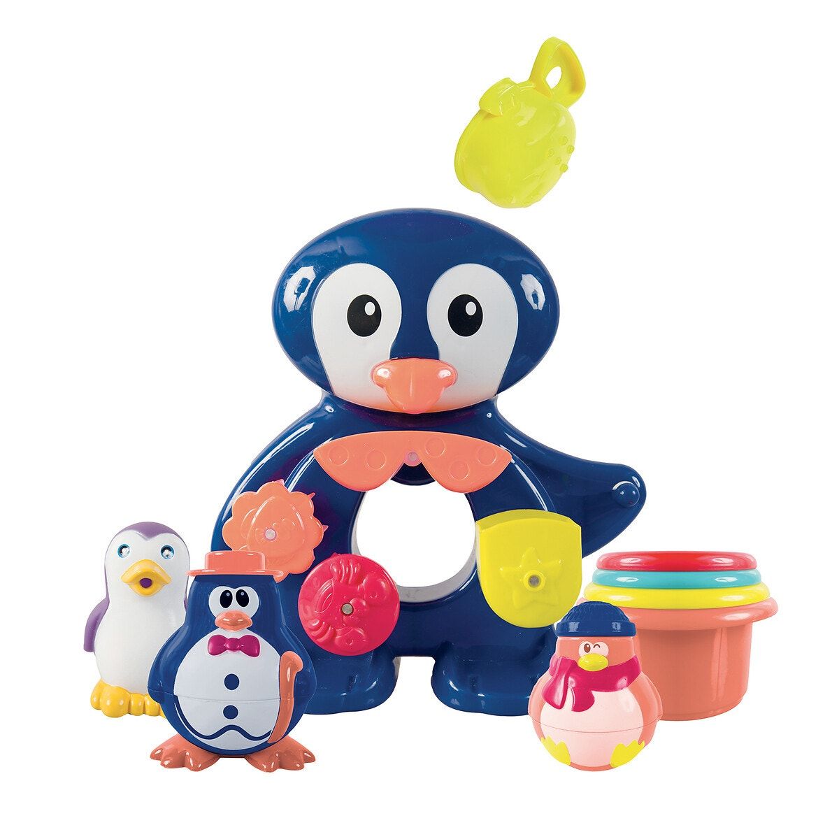 Jouet de bain coffret pingouin multicolore Ludi