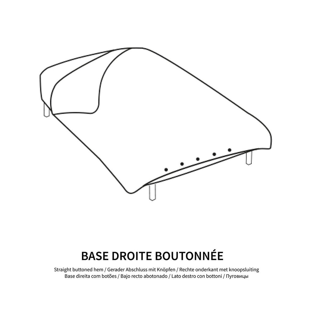 Housse de couette pur coton, horizon gris La Redoute Interieurs