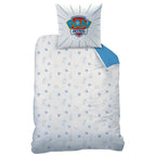Parure housse de couette + taie Pat Patrouille Team imprimé bleu Pat Patrouille