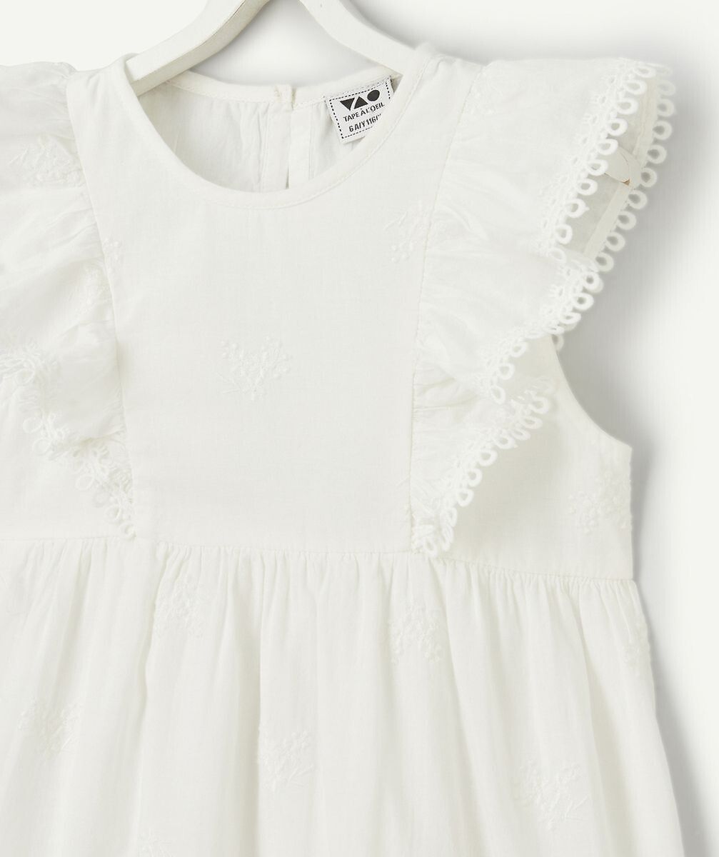 Robe manches courtes blanc Tape A L'oeil