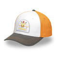 Casquette pokemon pikachu blanc/orange/gris Freegun