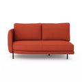 Demi-canapé Flanelle, design Arcus par E. Gallina, coloris potiron AM.PM