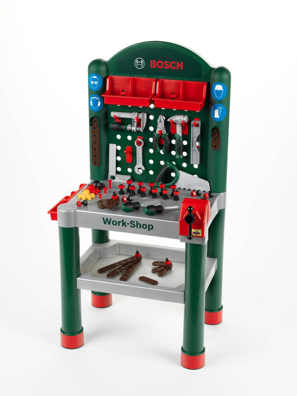 Bosch - etabli work-shop avec outils profiline vert et gris Klein