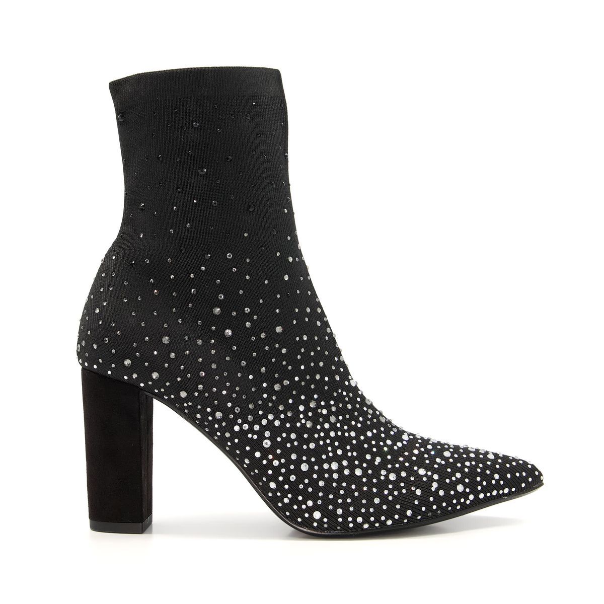 Bottines ornées de pierres fantaisie - odisha  noir Dune London