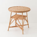 Table ronde en osier Melina couleur osier brun Kok