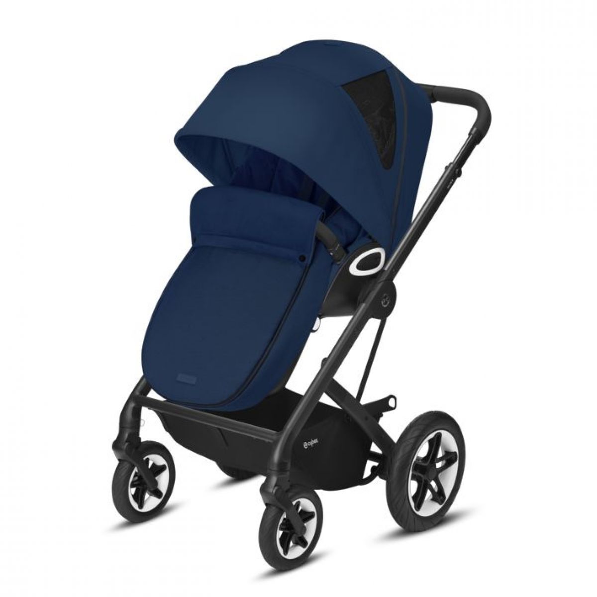 Poussette compacte talos s lux châssis silver magnolia pink Cybex