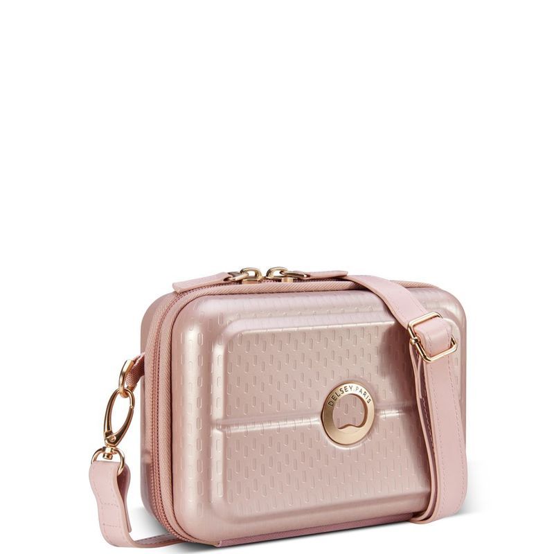 Clutch   mini sac rigide horizontal taille : xs,  turenne pivoine Delsey Paris
