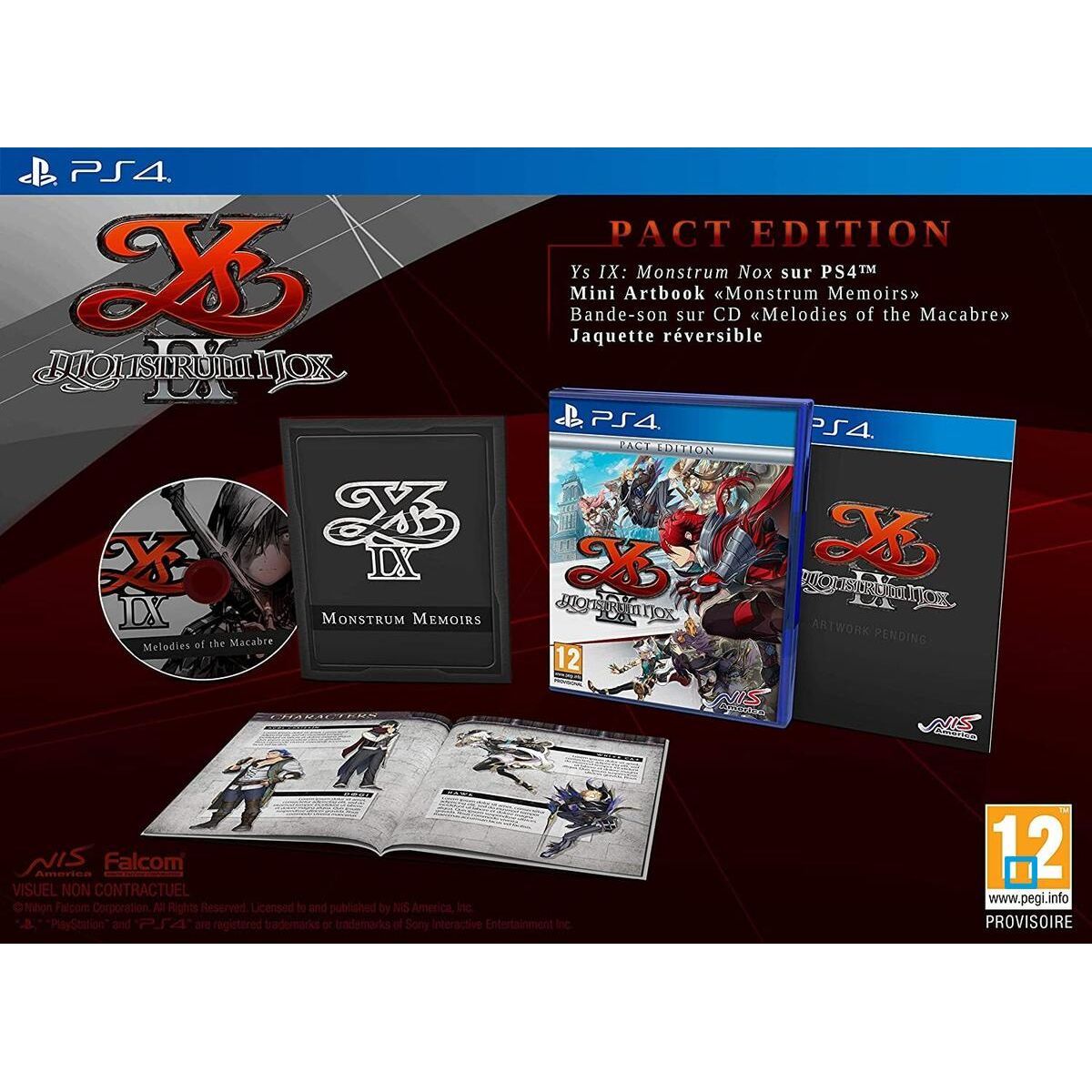 Ys ix : monstrum nox - pact edition ps4 Nis America