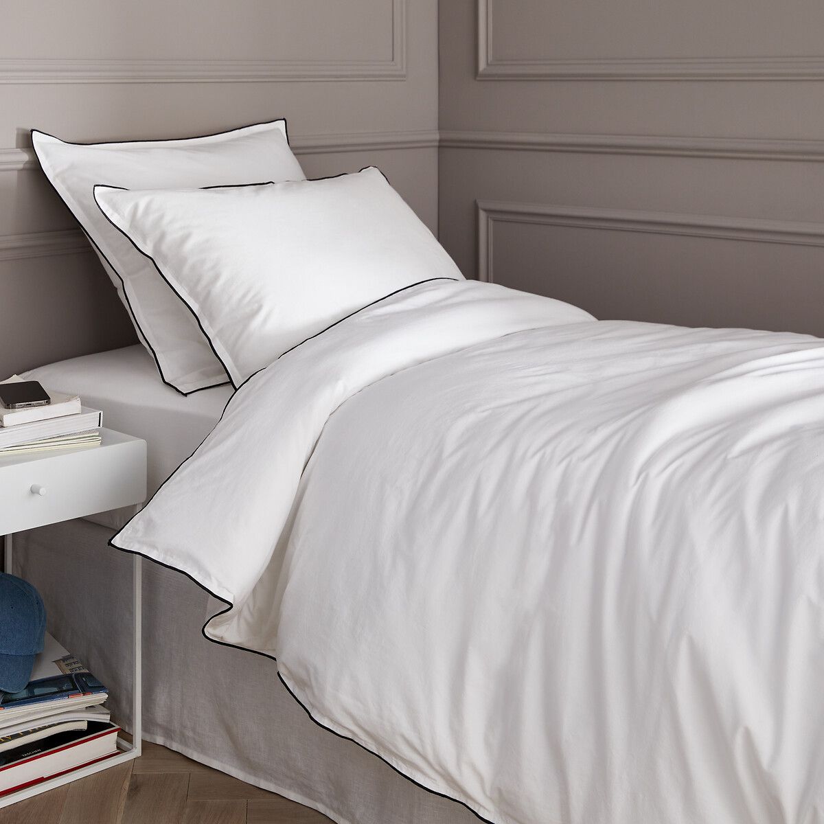 Housse de couette enfant voile de coton bio, gypse Am.Pm