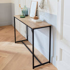Console métal et effet bois style loft Sweeek