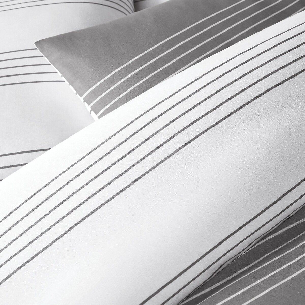 Housse de couette pur coton, horizon gris La Redoute Interieurs