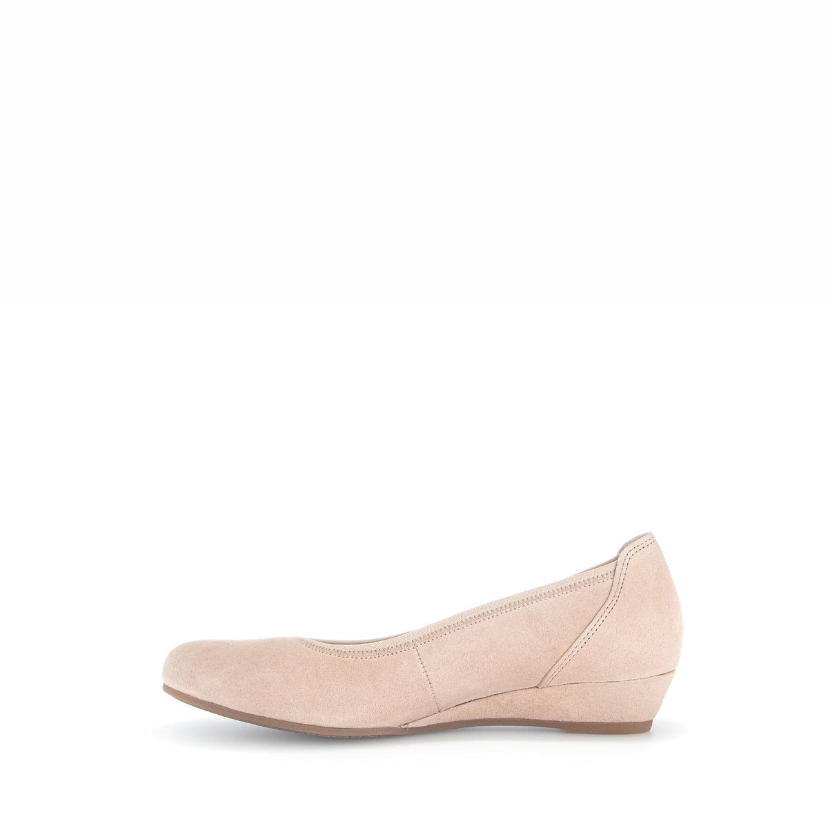 Ballerines compensées en daim à talon compensé recouvert Gabor