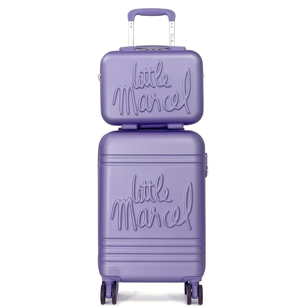 Lot valise cabine 55cm plus un vanity rigide Little Marcel