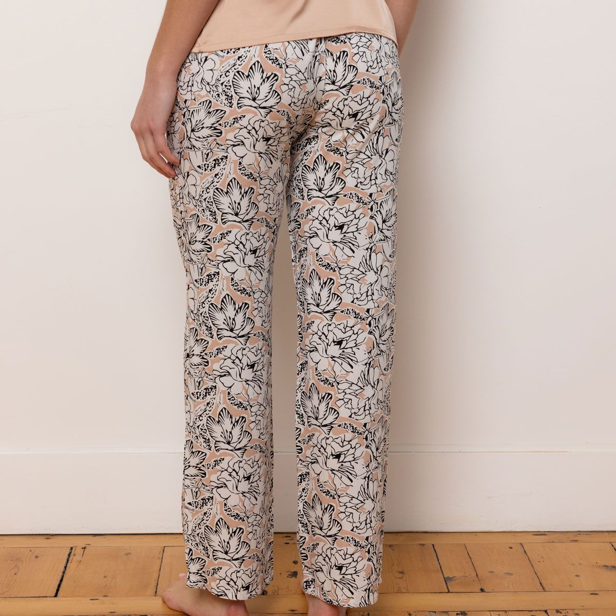 Pantalon brune multicolore Baiser Volé