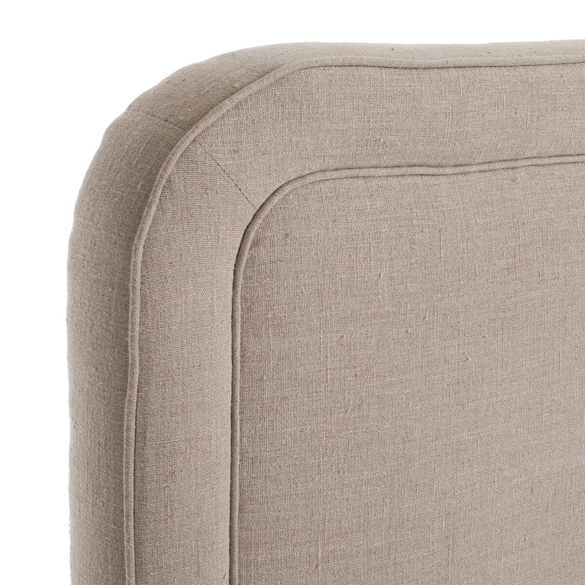 Tête de lit lin h133 cm, misham Couleur lin naturel Am.Pm