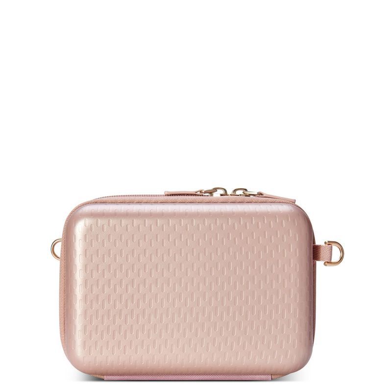 Clutch   mini sac rigide horizontal taille : xs,  turenne pivoine Delsey Paris