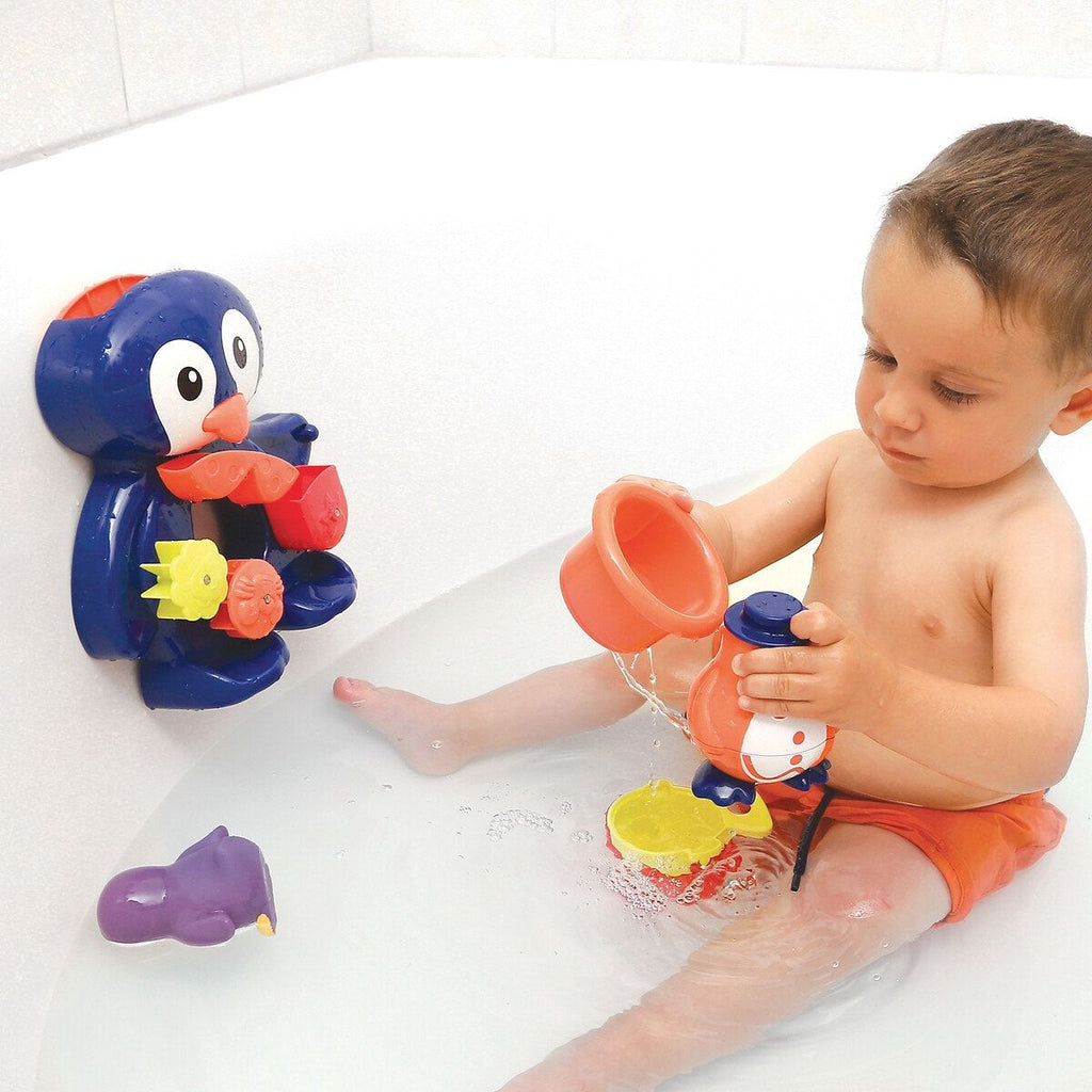 Jouet de bain coffret pingouin multicolore Ludi