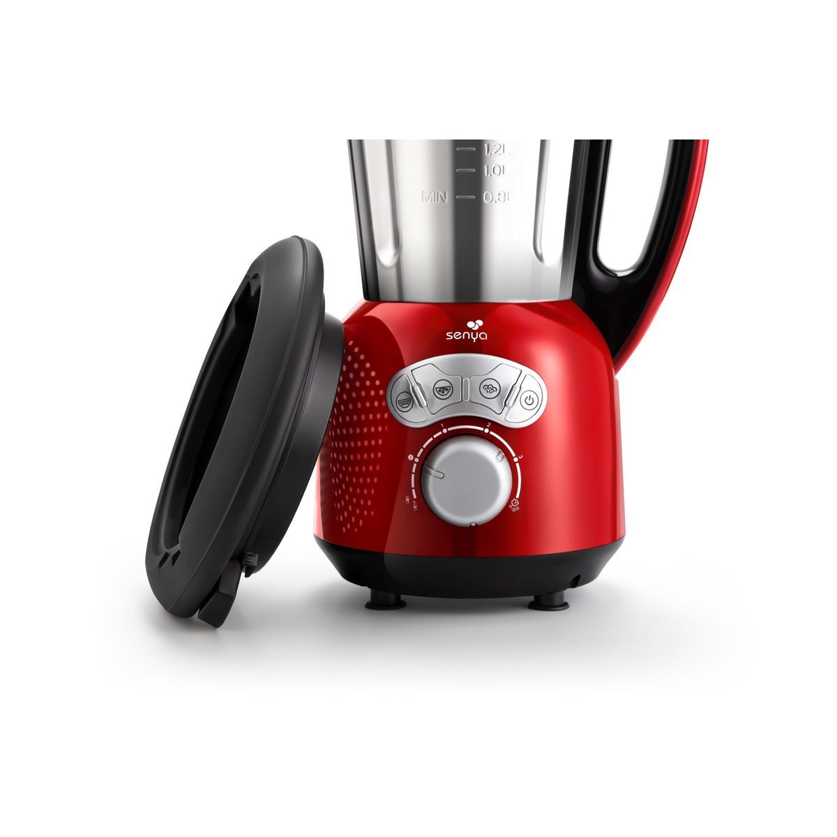 Blender chauffant cook ice et son panier vapeur en silicone Senya