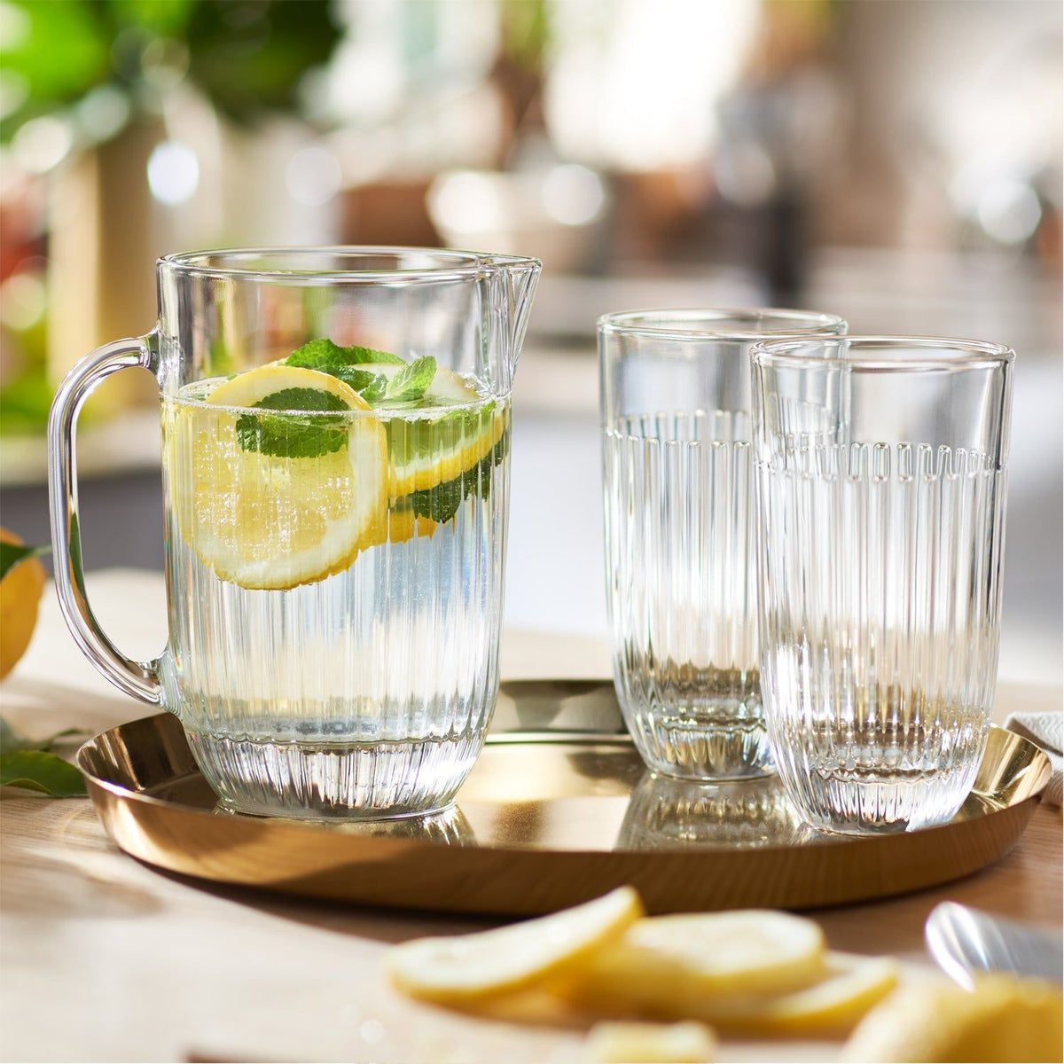 Lot de 6 long drinks, ouessant Couleur transparent La Rochere