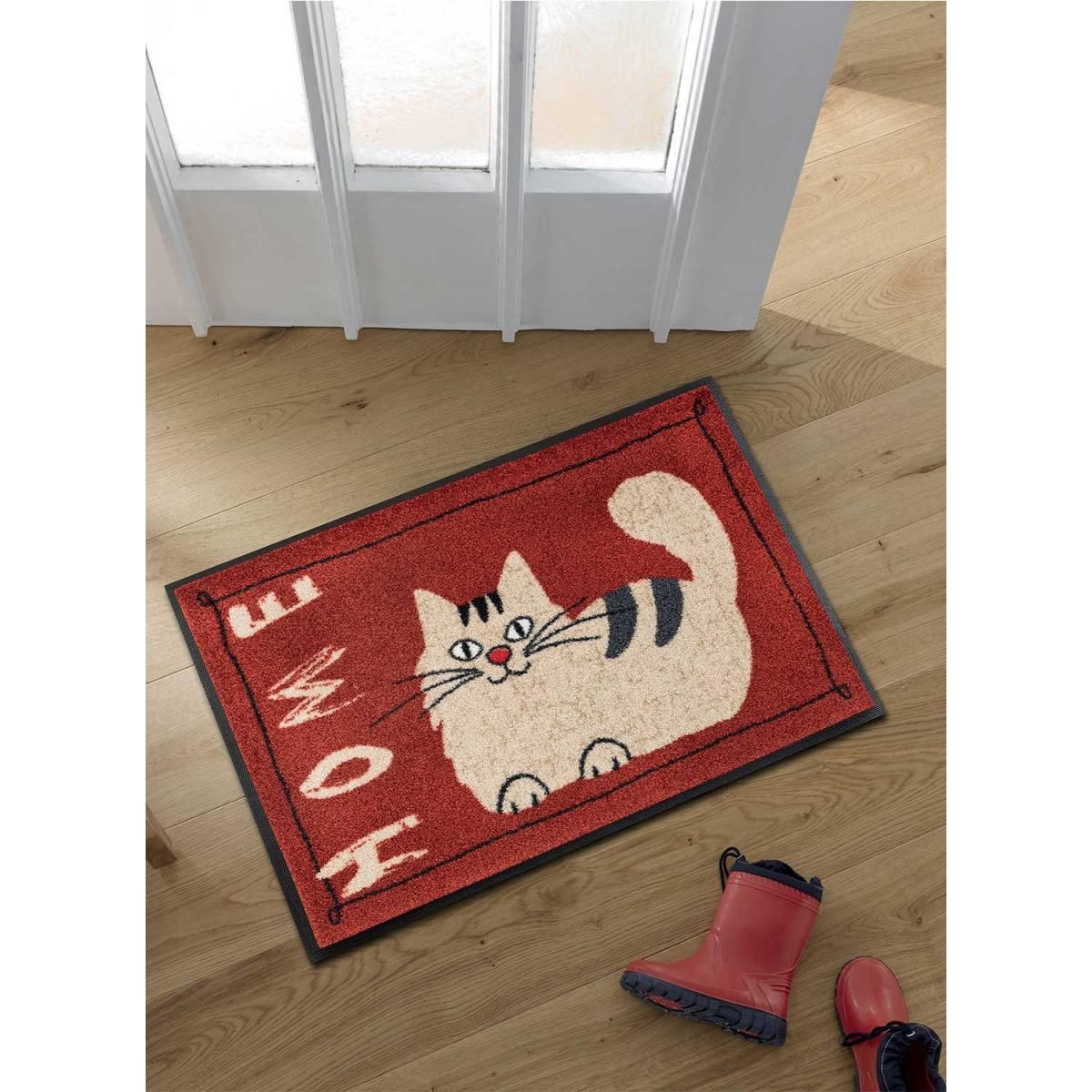 Paillasson catome oeko-tex® Couleur rouge Dezenco