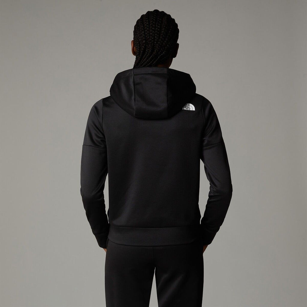 Sweat zippé à capuche noir The North Face